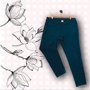 Faded Glory jeggings, XL, Peacock blue